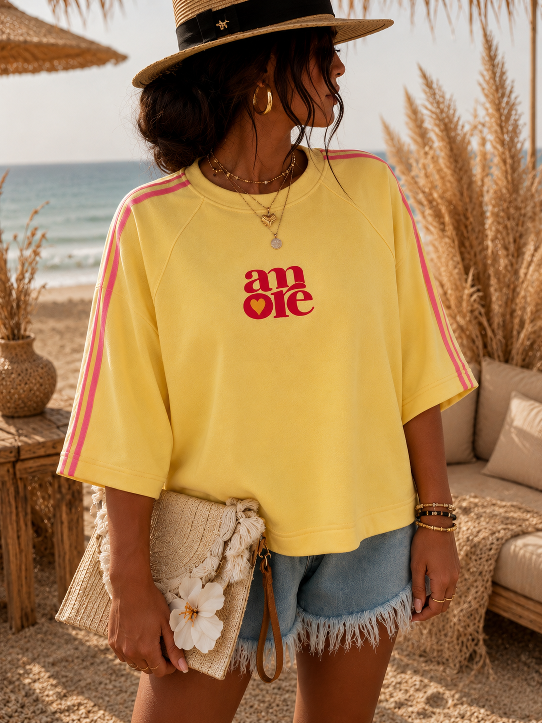 T-shirt manches 3/4