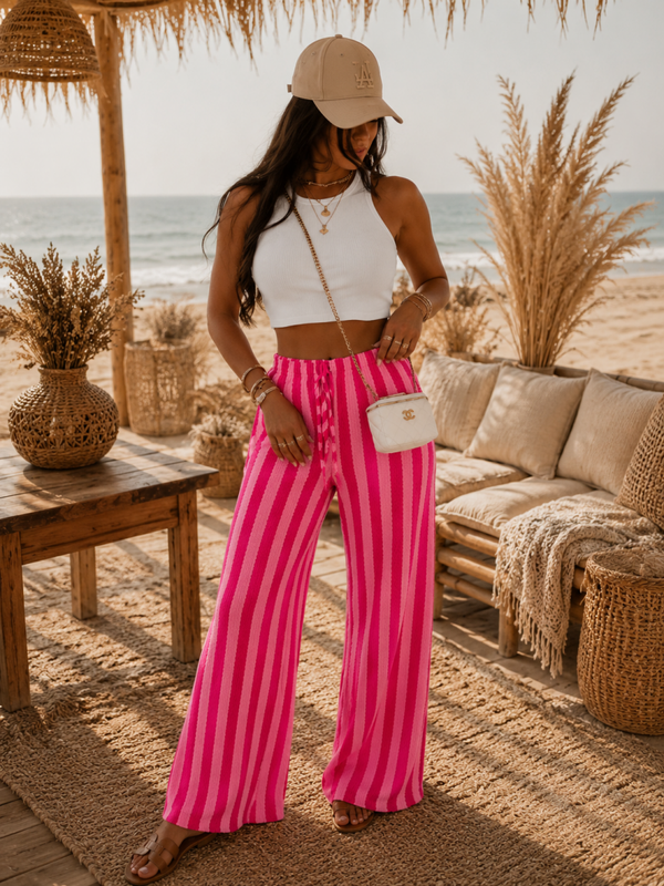 Pantalon ample et fluide