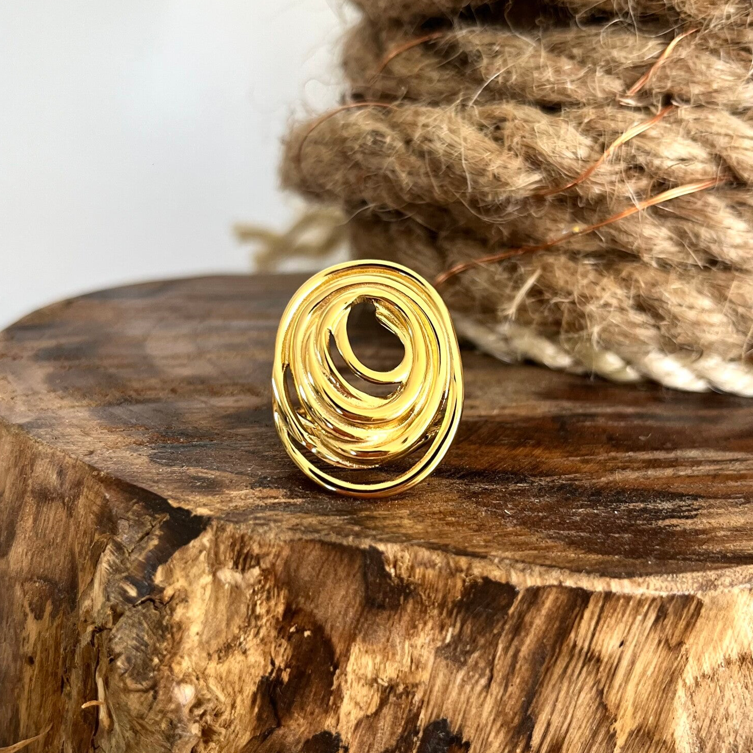 Bague "Tornade"