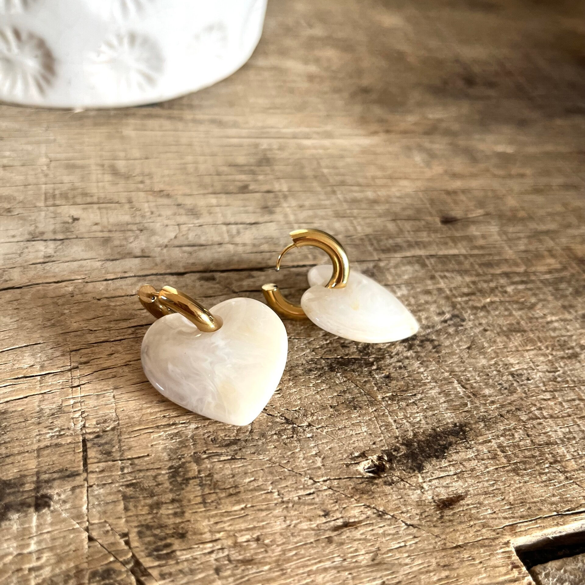 Boucles d'oreilles "Café"