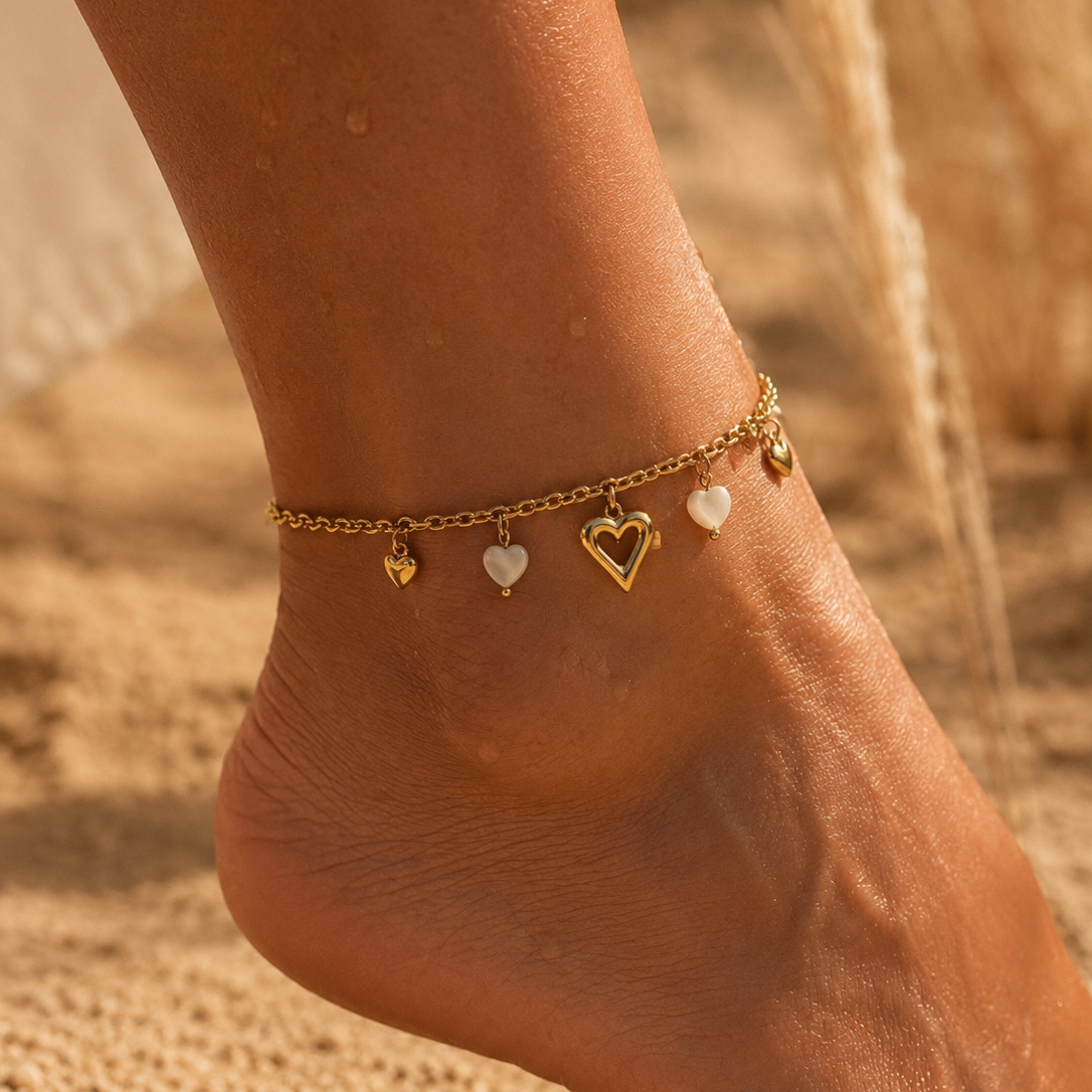 Chaine de cheville " In Love "