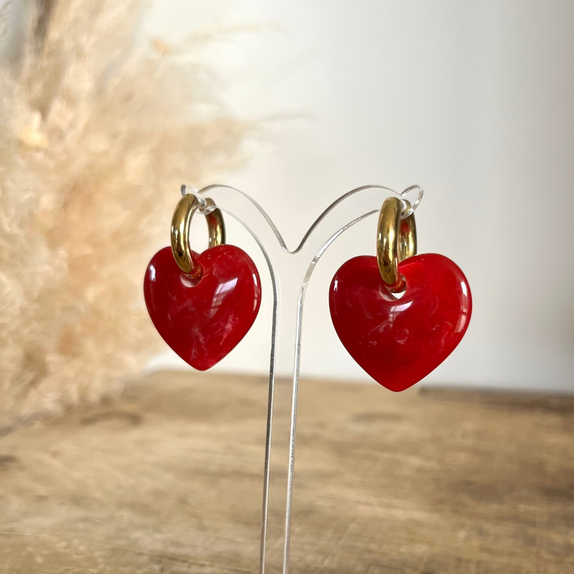 Boucles d'oreilles "Café"