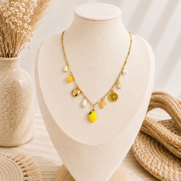 Collier "Limoncello"