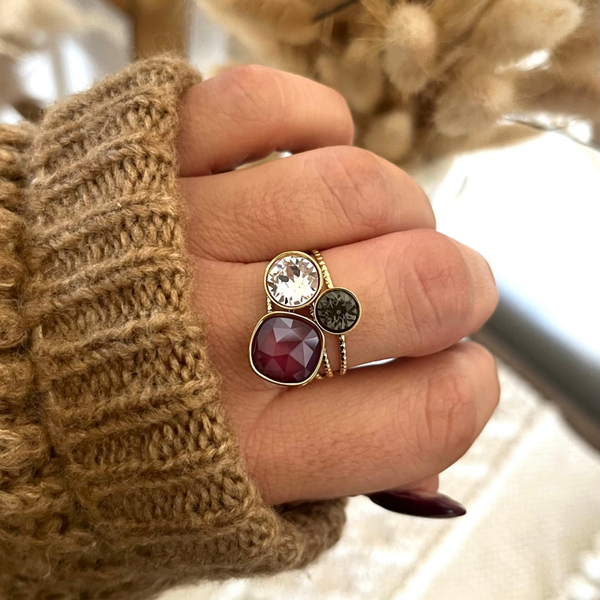 Bague "Trilogie" Swarovski®