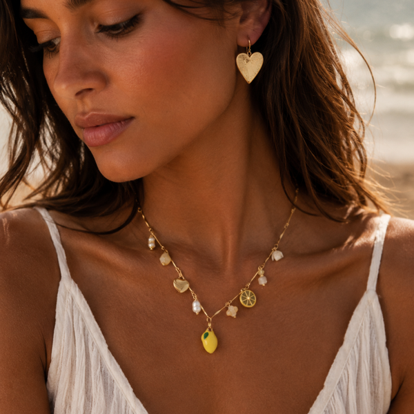 Collier « Limoncello »