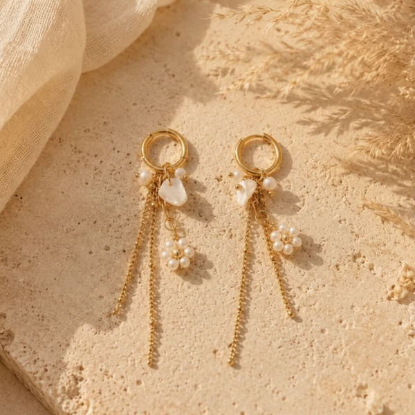 Boucles d'oreilles "Lisaé" A MESURER