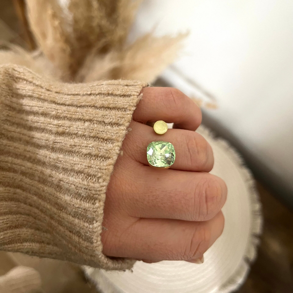 Bague "Double" cristaux de Swarovski®