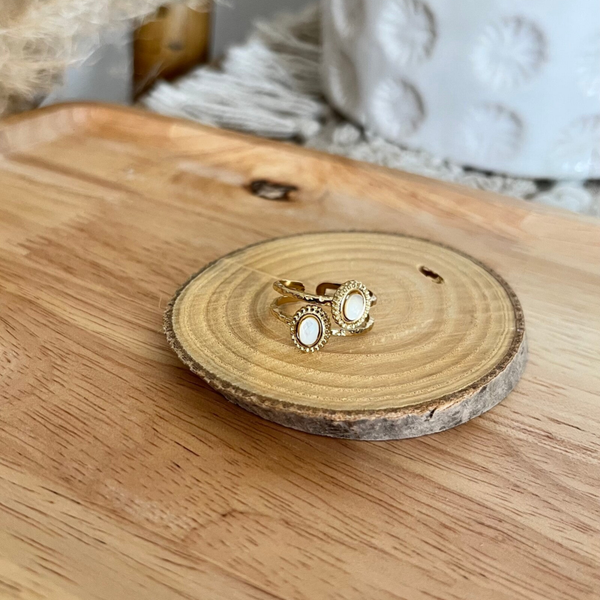 Bague "Milgrain"