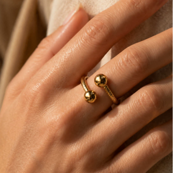 Bague "Boules"