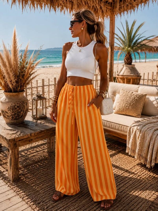 Pantalon ample et fluide