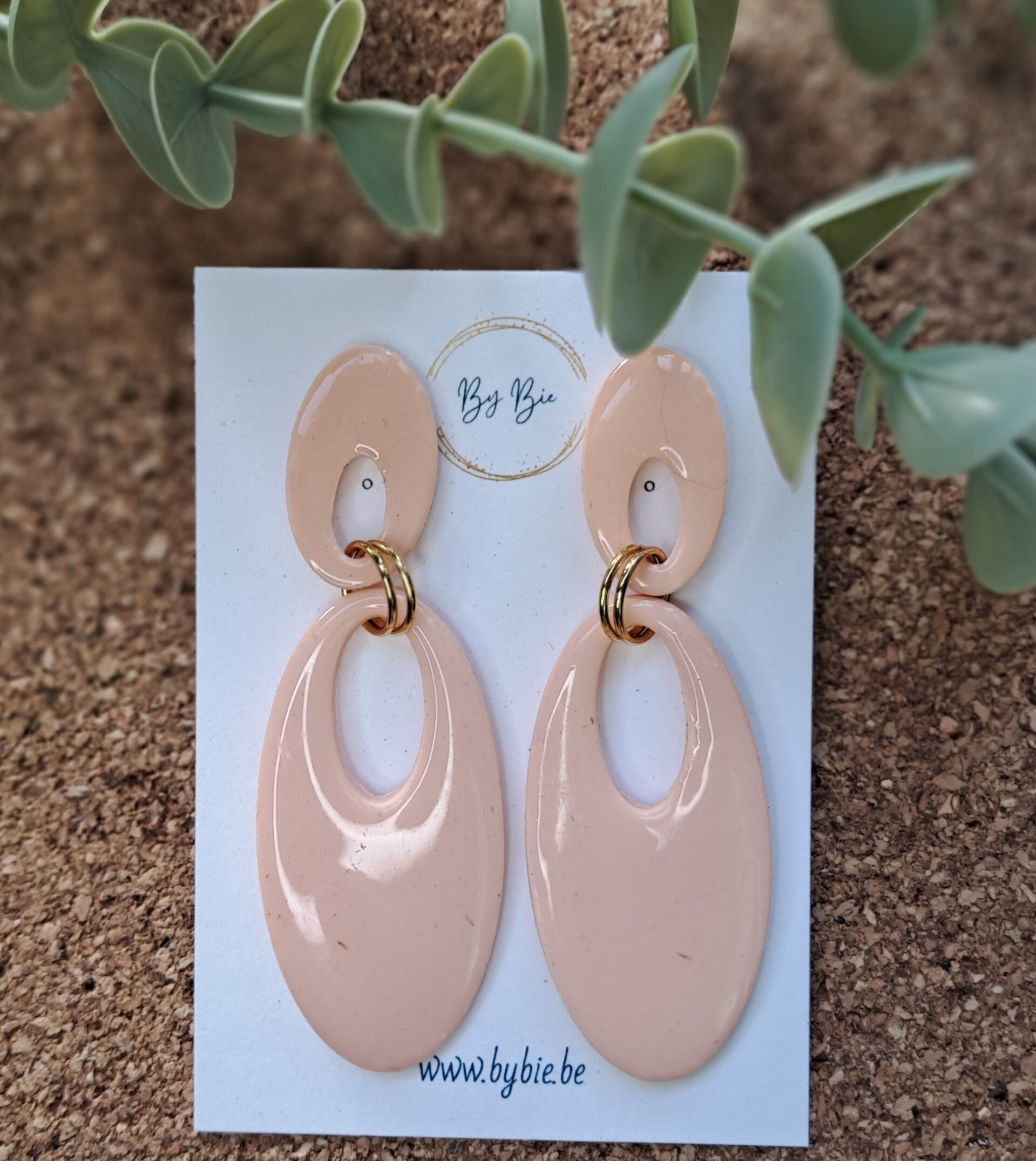 Oorbellen hangers nude