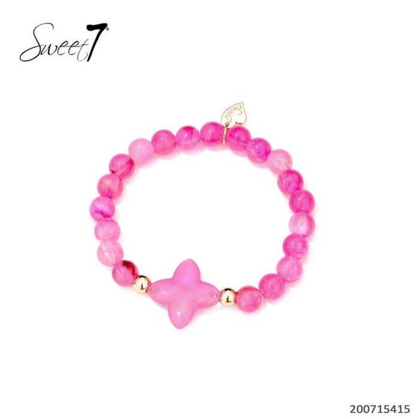 Armband donkerroze