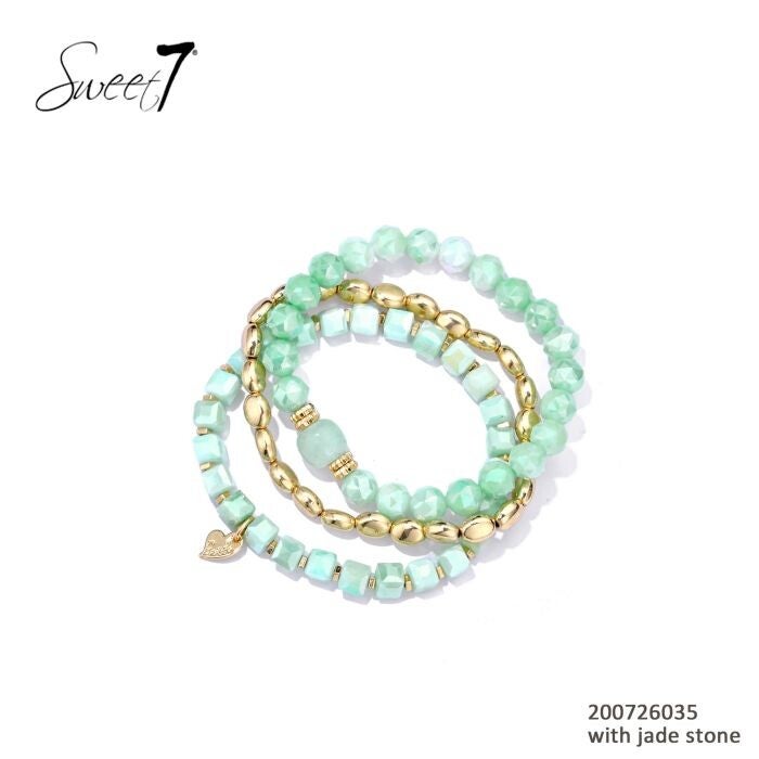 Armbanden pastelgroen