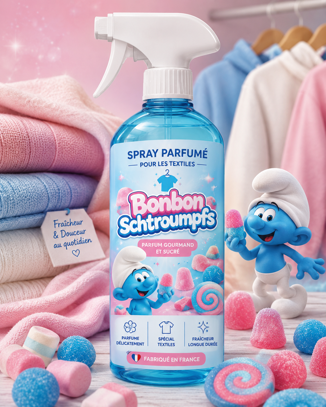 SPRAY PARFUMÉ - BONBON SCHTROUMPFS