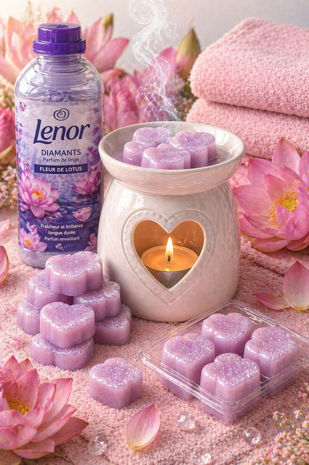 Fondant Parfumé - LENOR DIAMANTS ET FLEUR DE LOTUS