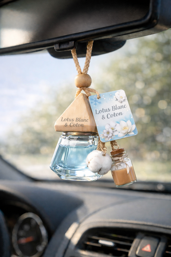 Diffuseur Voiture - LOTUS BLANC ET COTON