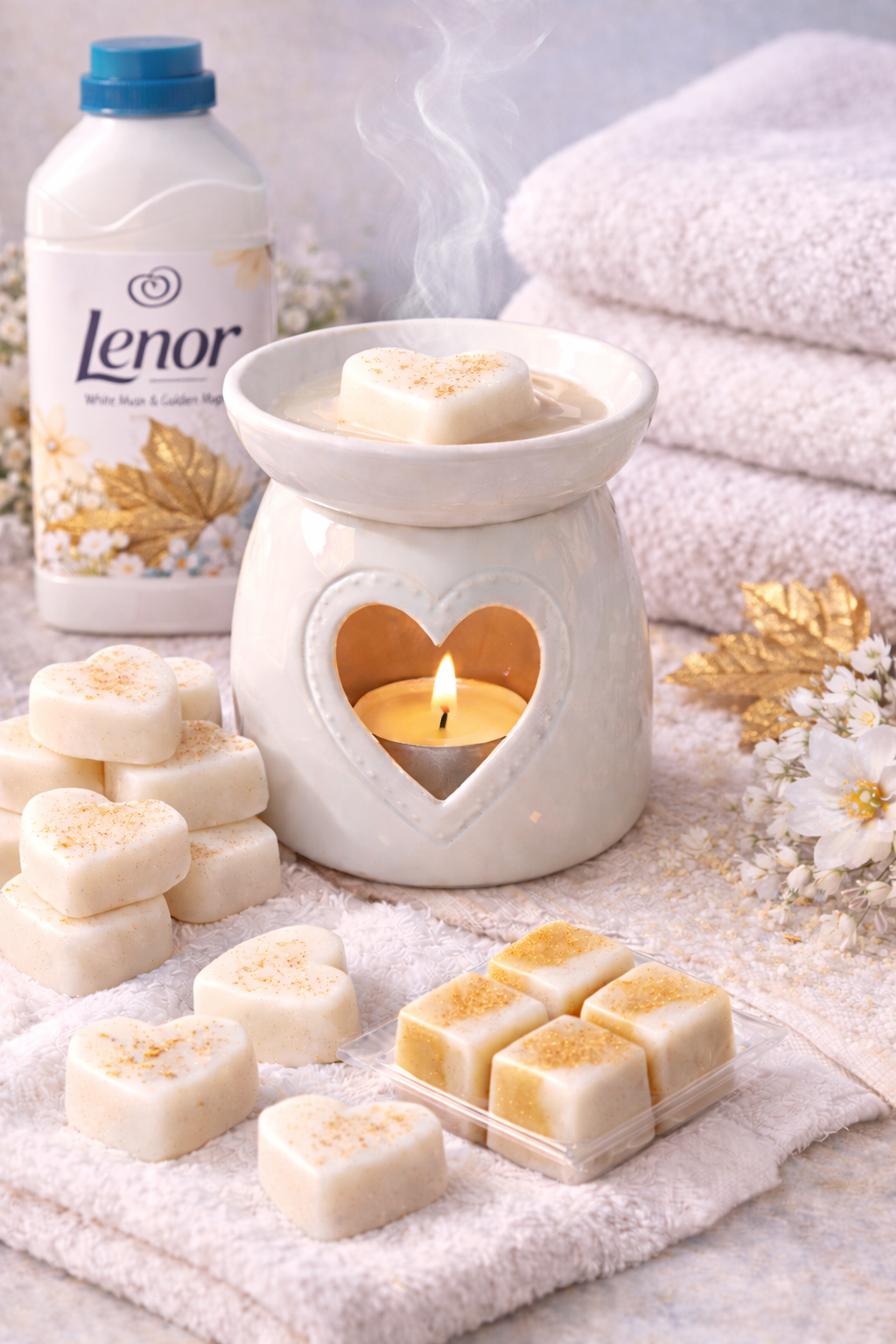 Fondant Parfumé - LENOR MUSC BLANC ET ÉRABLE DORÉ