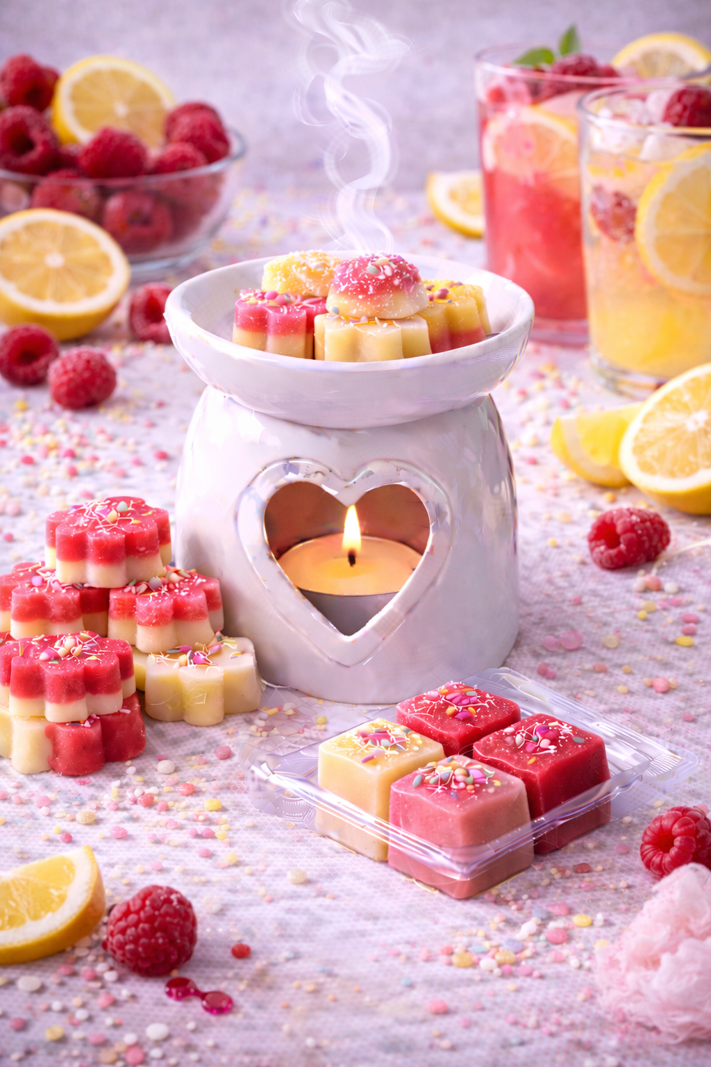 Fondant Parfumé - LIMONADE FRAMBOISE CITRON