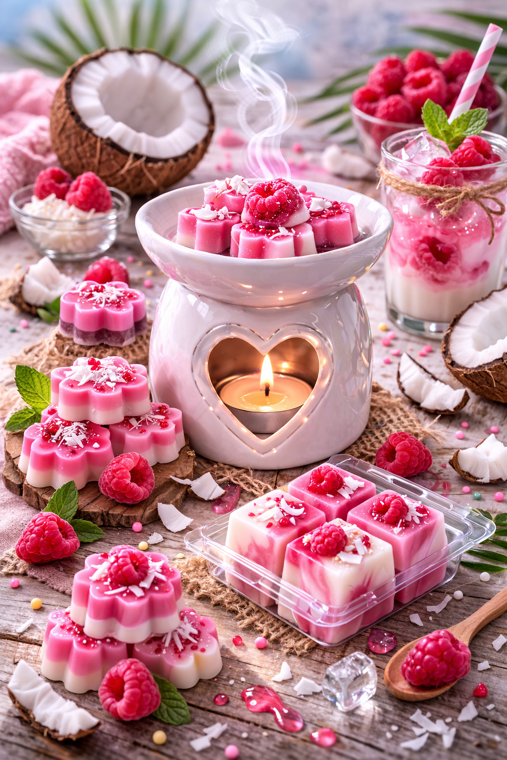 Fondant Parfumé - EAU DE COCO ET FRAMBOISE