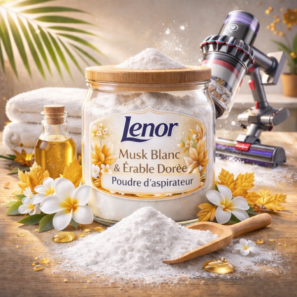 Poudre Parfumée - LENOR MUSC BLANC ET ÉRABLE DORÉ