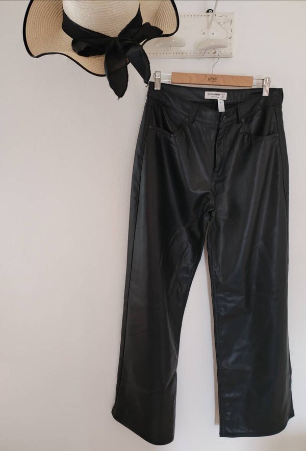 Pantalon simili cuir Pull&Bear