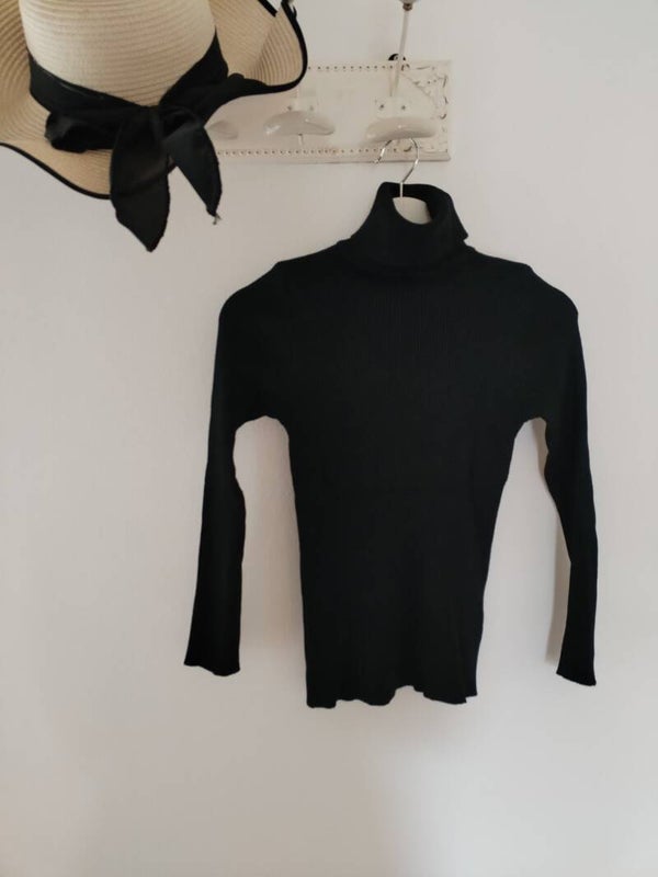Pull col roulé