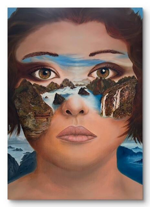 Face of the Earth - Oil on stretch canvas (30x42cm)