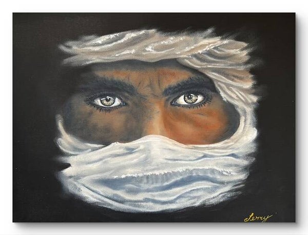 Arabian Knight - Oil on stretch canvas (30x23cm)