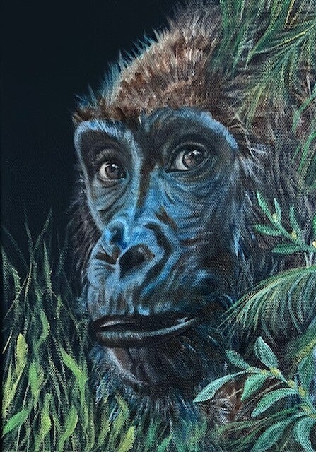 I see you - Oil on stretch canvas (20x30cm)