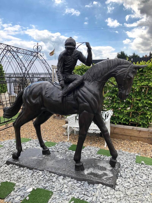 Horse and jockey