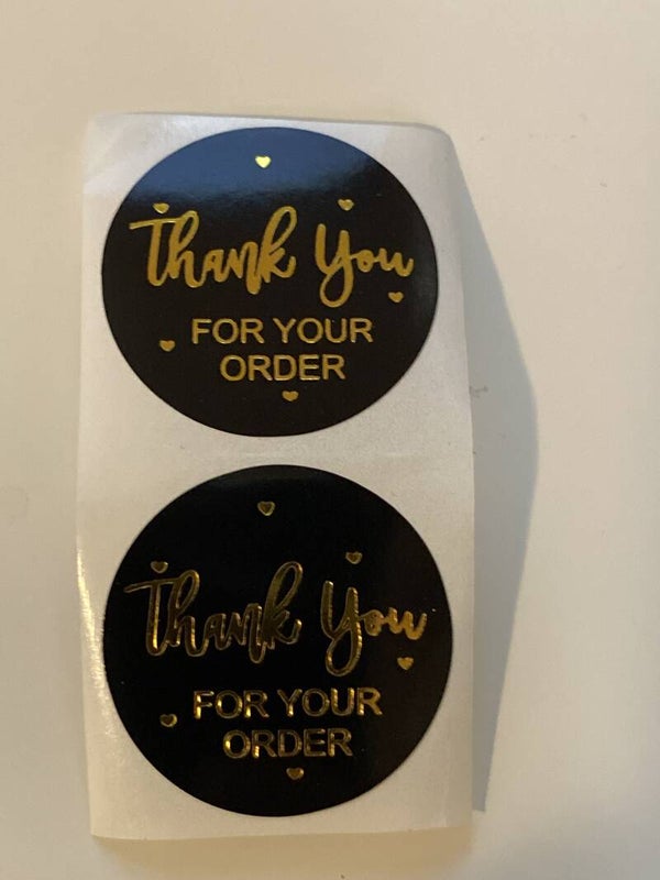 Thank you for Your order zwart