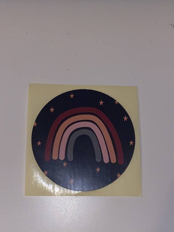 Regenboog stickers