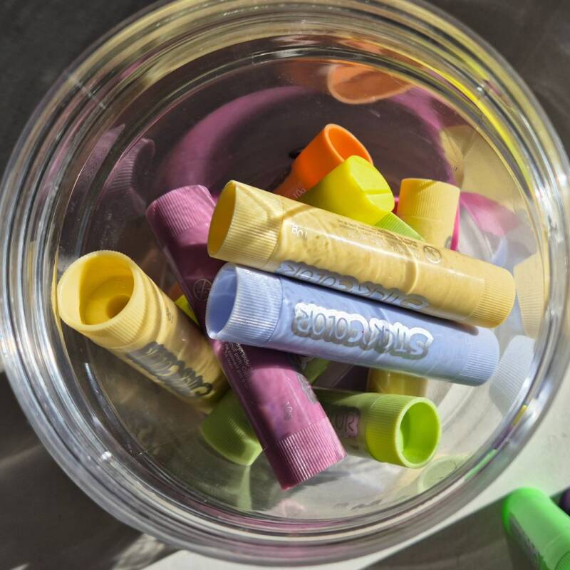 verfsticks alternatief verven peuter