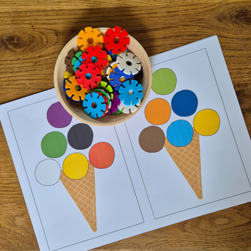 Kleuren matchen voor peuters