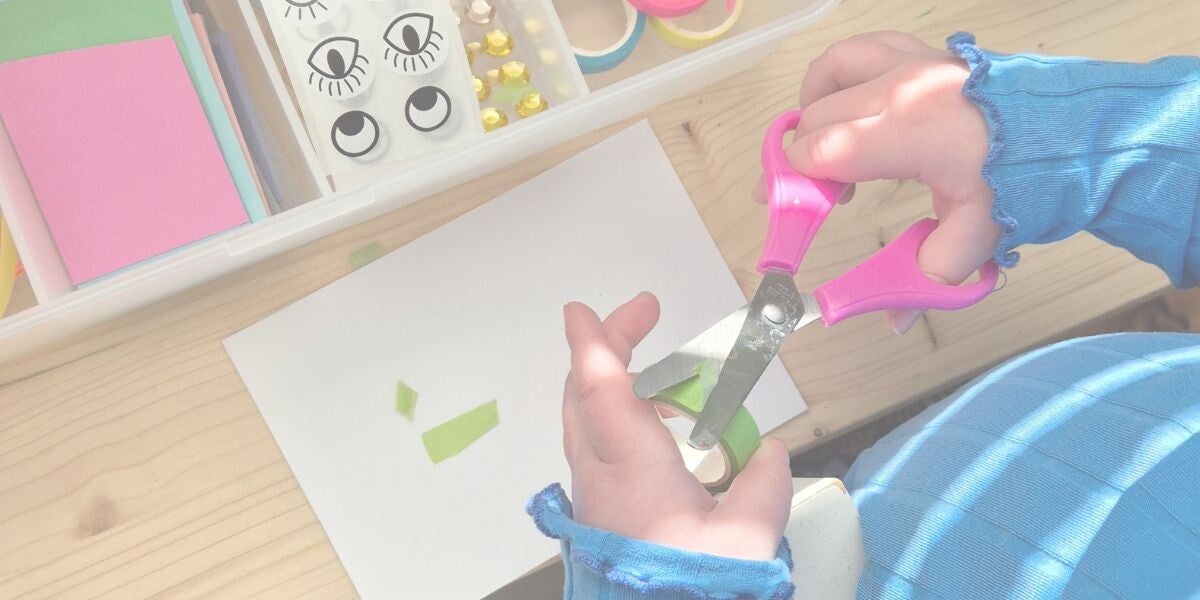 leren knippen met schaar peuter en kleuter