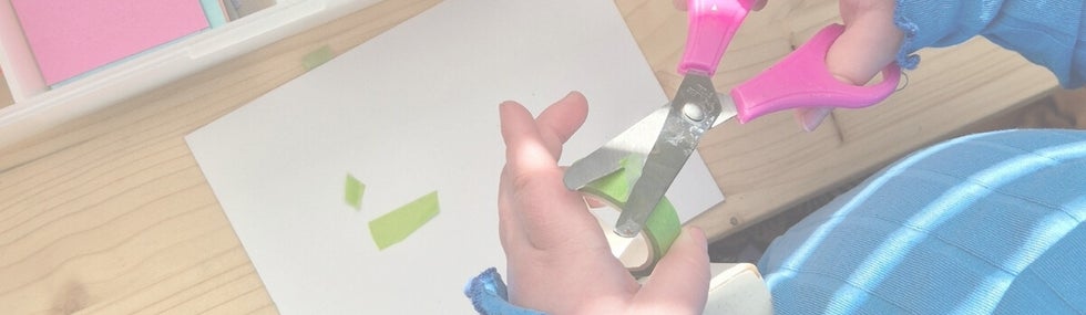 leren knippen met schaar peuter en kleuter