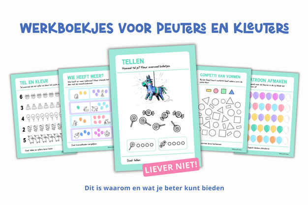 gratis werkboekje voor peuters en kleuters downloaden