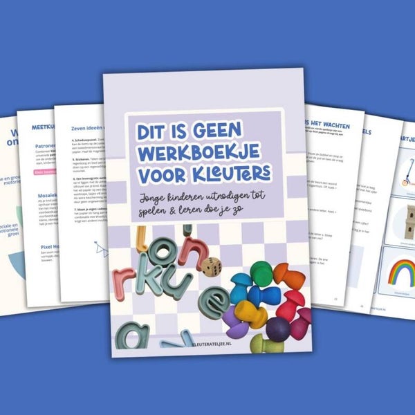 Dit is geen werkboekje voor kleuters