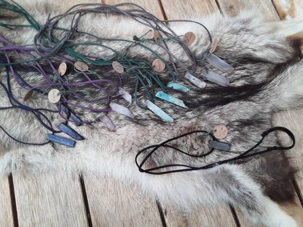 Ruwe Edelsteen Ketting