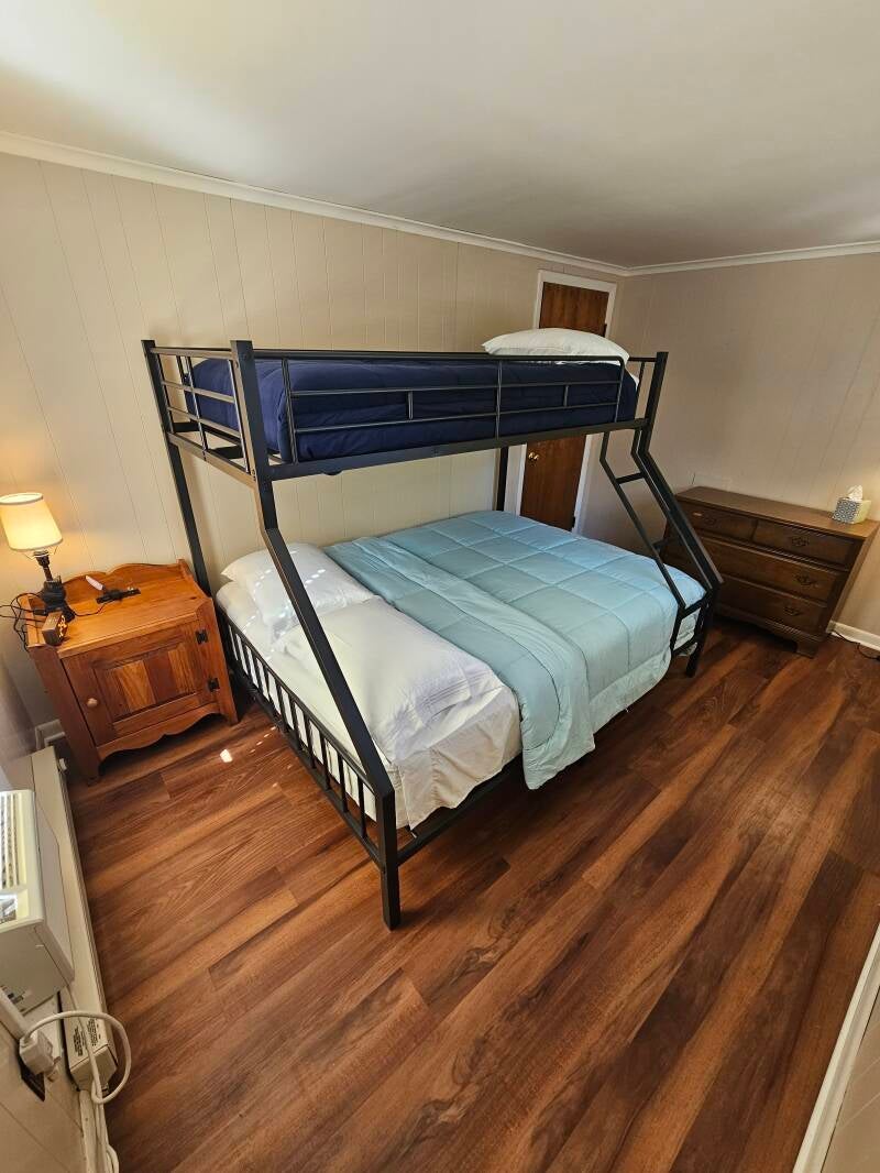 Twin over Queen bunk beds