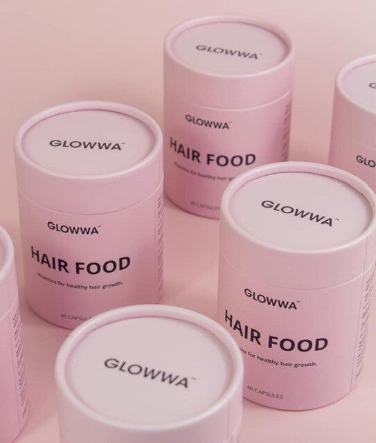 Glowwa hair food zijn voedingssupplementen tegen haaruitval
