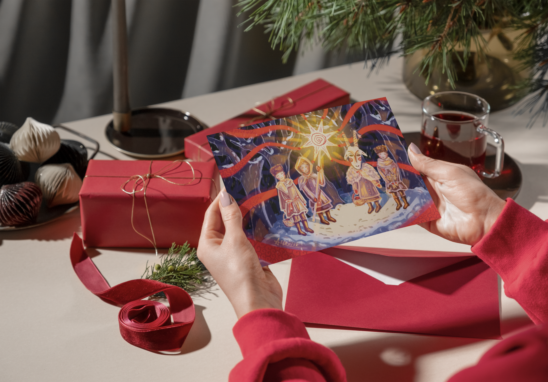 Julkort Mystical Kolyada – framsida