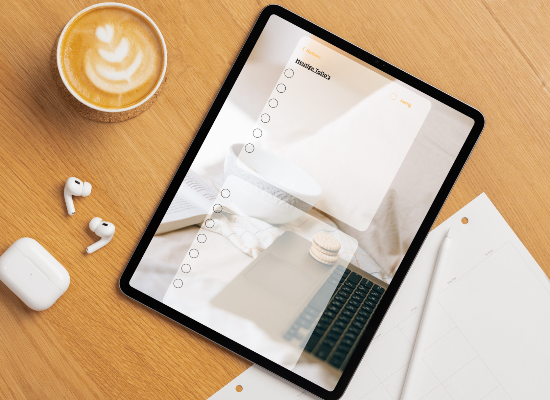 Ästhetische Daily To-Do-Liste – Inspirierend & Ruhig