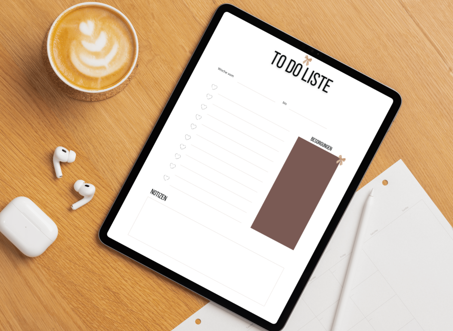 Fokus To-Do-Liste – Clean & Modern