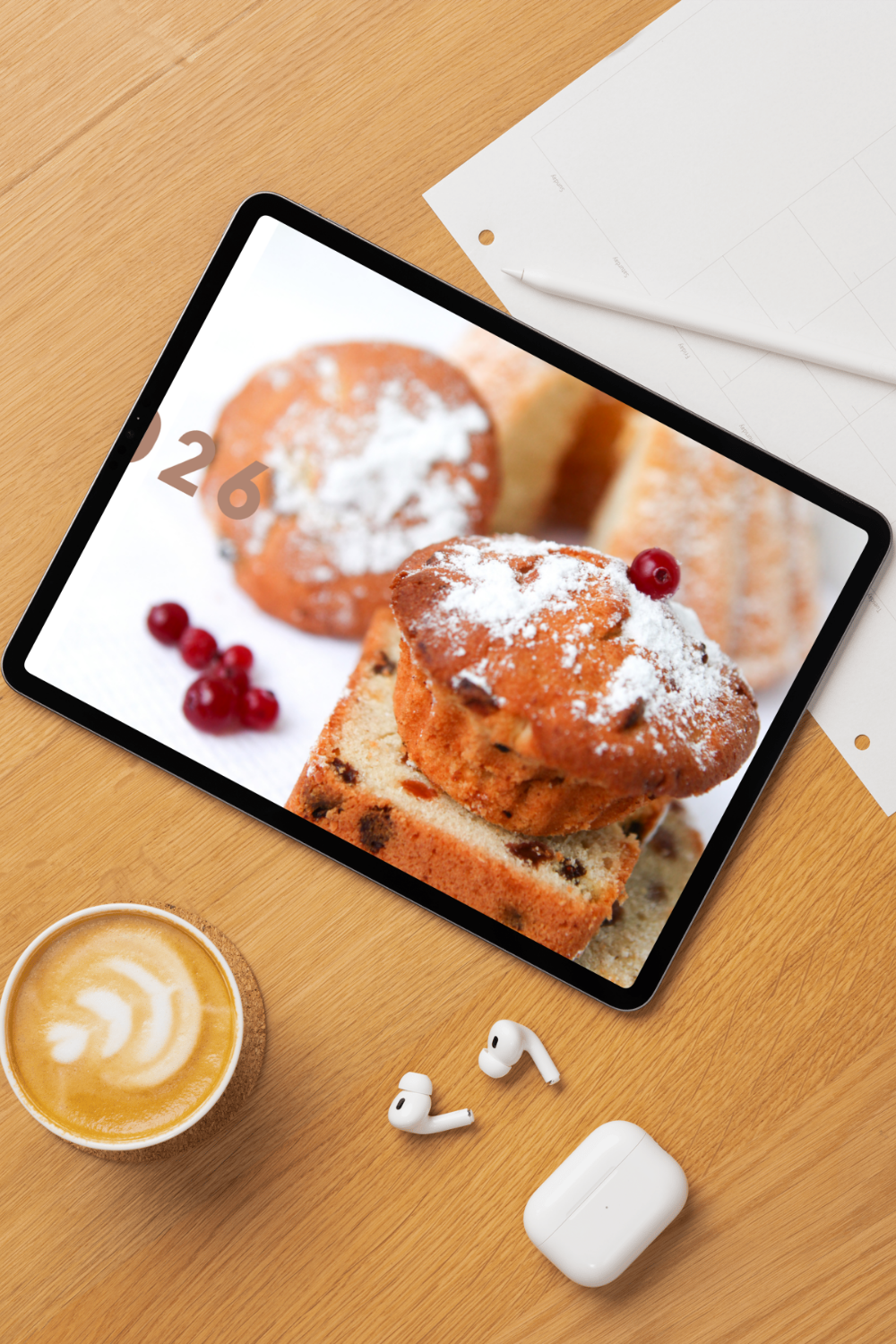 Sweet Moments Kalender 2026 – Kuchen & Gebäck