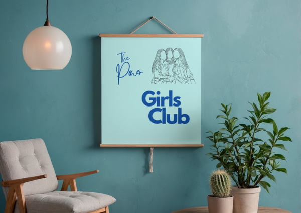 Girls Club – Modernes Empowerment Poster