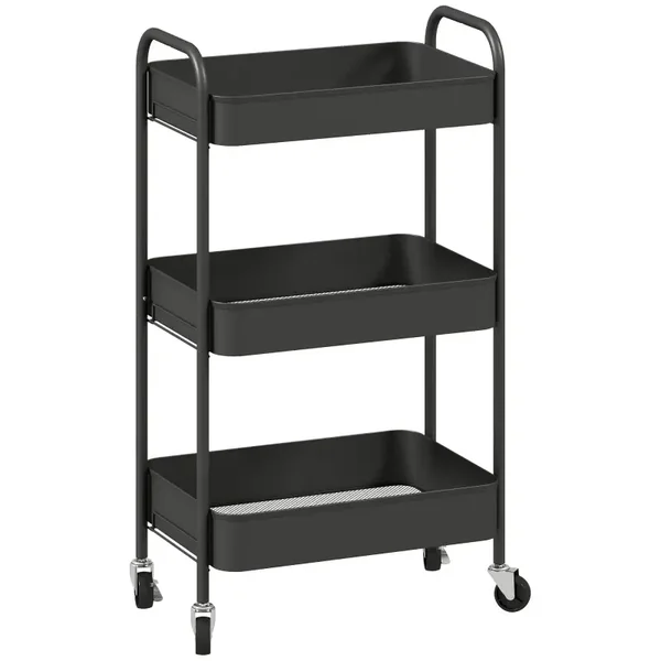Multifunctionele trolley zwart