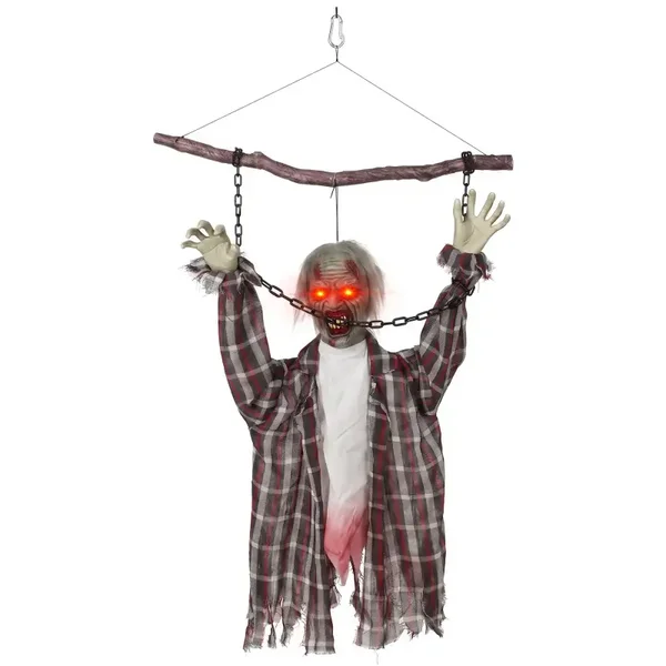 Hangende Halloween-zombie rood