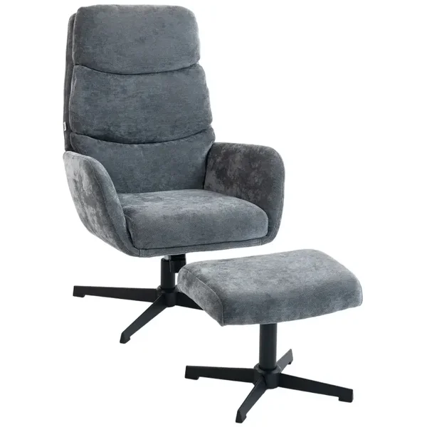 Loungestoel grijs