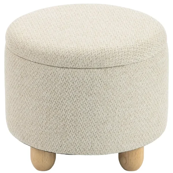 Opbergkruk rond beige